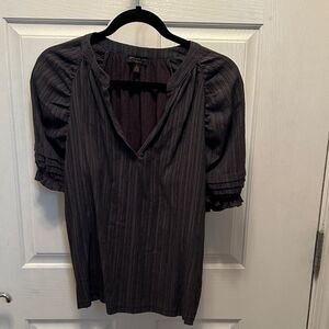 Current Air Charcoal Blouse